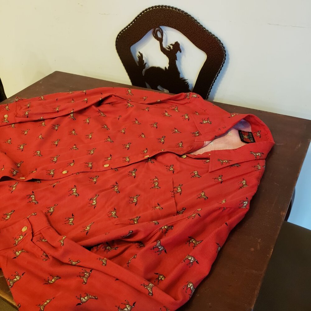 VINTAGE 5 STAR BY ROPER BLOUSE - Picture 3 of 16